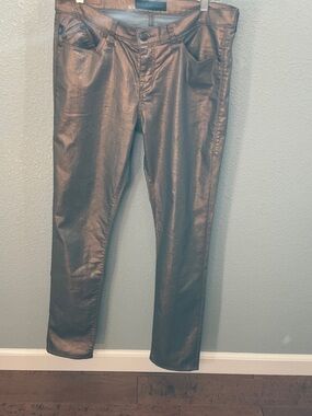 Rock & Republic Metallic Bronze Skinny Jeans